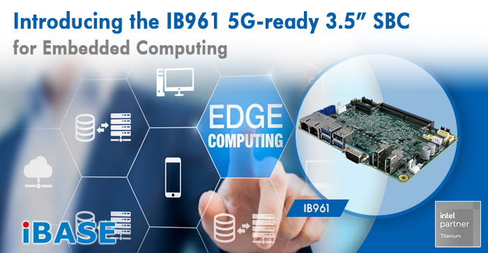 IB961 3.5" Single Board Computer (SBC) is engineered for peak performance, extensive connectivity, and unmatched versatility. 