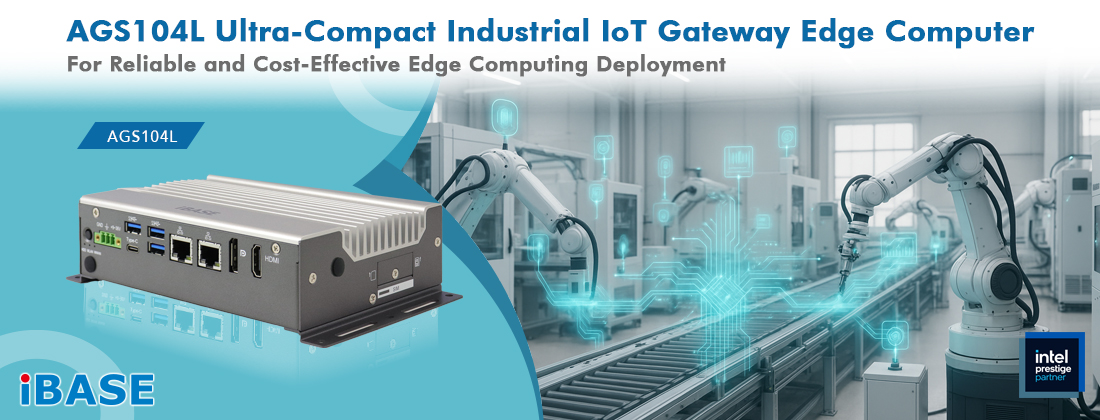 AGS104L Ultra-Compact Industrial IoT Gateway Edge Computer