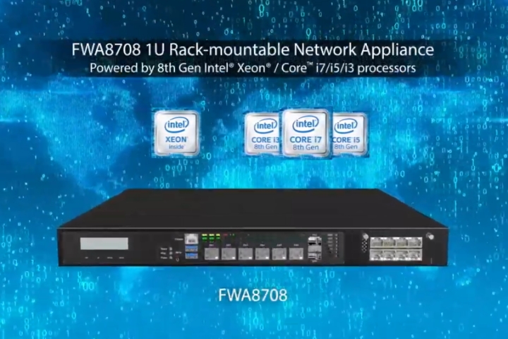 FWA8708 1U Rack-mountable Network Appliance