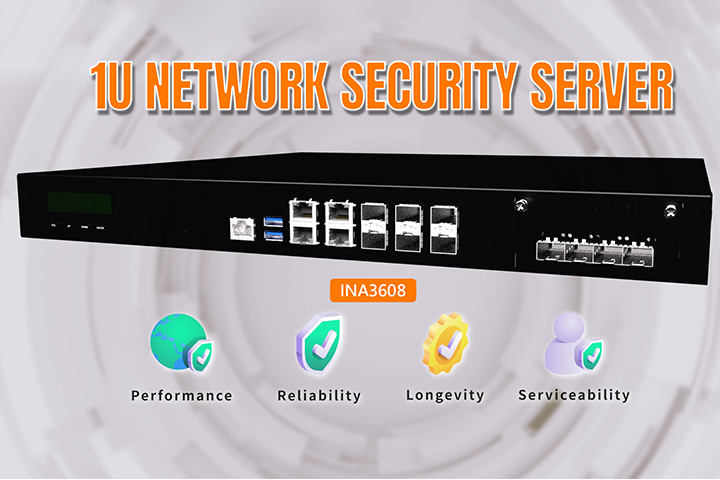 INA3608 1U Network Security Server